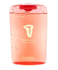 trussardi a way for her 200ml bath & shower gel