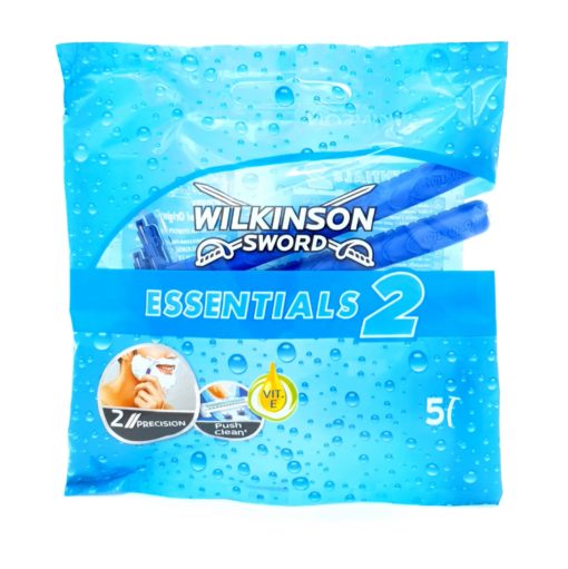 Wilkinson Sword Essentials 2, 5 x wegwerpmesjes