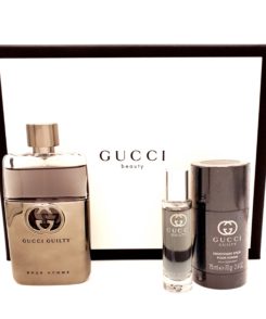 Gucci Guilty pour Homme Gift Set 90ml Eau de Toilette + 75ml Deostick + 15ml Travel Spray