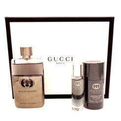 Gucci Guilty pour Homme Gift Set 90ml Eau de Toilette + 75ml Deostick + 15ml Travel Spray