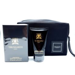 Trussardi Uomo Giftset 100ml Eau de Toilette + 100ml Shampoo & Shower Gel + Toilettas