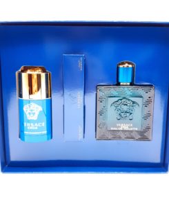Versace Eros Gift Set 100ml Eau de Toilette + 10ml Eau de Toilette + 75ml Deodorant Stick