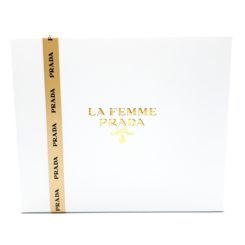 Prada La Femme Gift Set 100ml Eau de Parfum, 10ml Eau de Parfum Roll-On, 100ml Satin Body Lotion