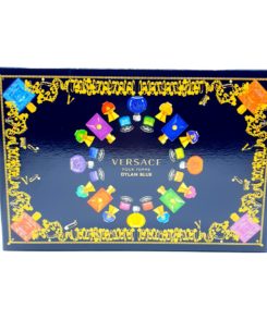 Versace Dylan Blue pour Femme Gift Set 100ml Eau de Parfum + 5ml Eau de Parfum + 100ml Shower Gel + 100ml Bodylotion