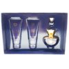 Versace Dylan Blue pour Femme Gift Set 100ml Eau de Parfum + 5ml Eau de Parfum + 100ml Shower Gel + 100ml Bodylotion