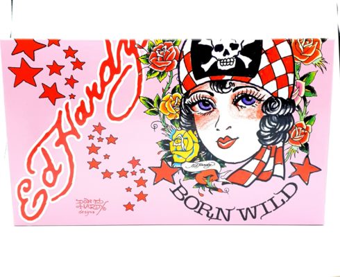 Ed Hardy Born Wild for Woman Gift Set 100ml + 7,5ml Eau de Parfum + 90ml Shimmering Body Lotion + 90ml Bath & Shower Gel + Koffer Label