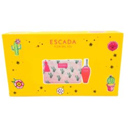 Escada Flor Del Sol Gift Set 30ml Eau De Toilette + Clutch Bag