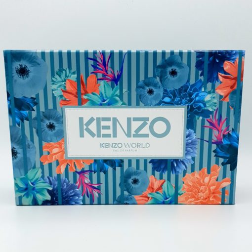Kenzo World Gift Set 50ml Eau De Parfum + 75ml Body Lotion + Toilet Tas