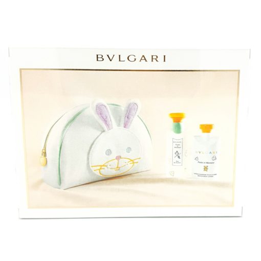 Bvlgari Petits et Mamans Gift Set 100ml Eau de Toilette + 75ml Gentle Body Lotion + Toilet Tas