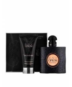 YSL Yves Saint Laurent Black Opium Travel Selection 50ml Eau de Parfum + 50ml Shimmering Moisture Fluid for the Body