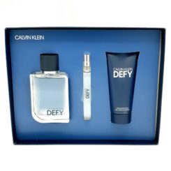 Calvin Klein Defy Gift Set 100ml + 10ml Eau de Toilette + 100ml Hair & Body Wash
