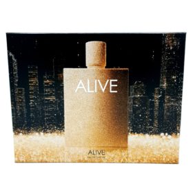 Hugo Boss Alive Gift Set 80ml Eau de Parfum + 75ml Perfumed Hand & Body Lotion + 50ml Perfumed Bath & Shower Gel