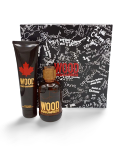 Dsquared2 Wood pour Homme Gift Set 100ml Eau de Toilette + 150ml Perfumed Bath & Shower Gel