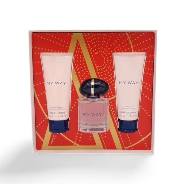 Giorgio Armani My Way Gift Set 50ml Eau de Parfum + 75ml Body Lotion + 50ml Shower Gel