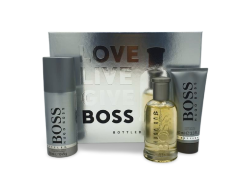 Hugo Boss Bottled Gift Set 100ml Eau de Toilette + 100ml Shower Gel + 150ml Deodorant Spray