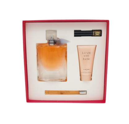 Lancôme La Vie Est Belle Gift Set 100ml Eau de Parfum + 10ml Eau de Parfum + 50ml Body lotion + 2ml Mascara