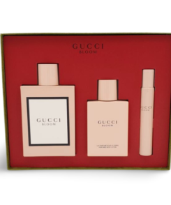 Gucci Bloom Gift Set 100ml Eau de Parfum + 100ml Body Lotion + 7.4ml Eau de Parfum