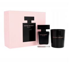 Narciso Rodriguez For Her Gift Set 30ml Eau de Toilette + 80g Geur Kaars / Scented Candle