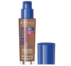 Rimmel Match Perfection Foundation 30ml No. 601 Soft Chocolate