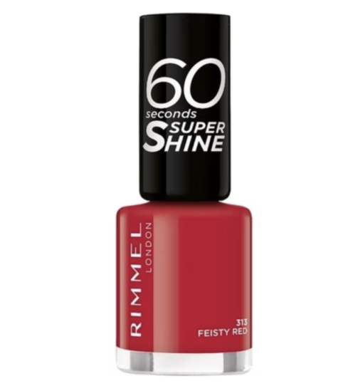 Rimmel 60 Seconds Super Shine 313 Feisty Red